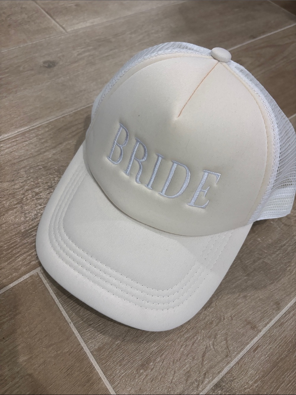 Bride Trucker Hat - White